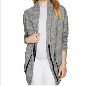 Aritzia Wilfred Free Gray Cardigan Hoodie Size S